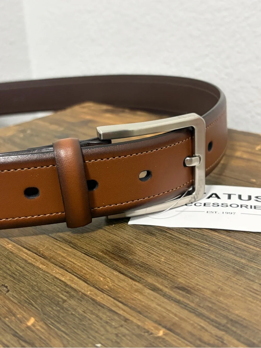 Two Tone Brown NWT Brand New Men’s Belt - 34W
